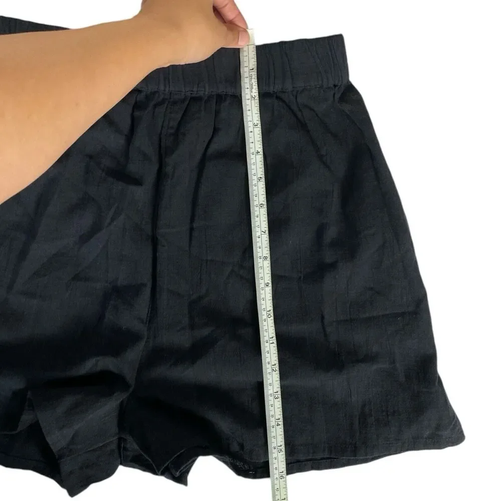 Women’s Asos‎ Design Black Shorts With Pockets Size 8 WP326